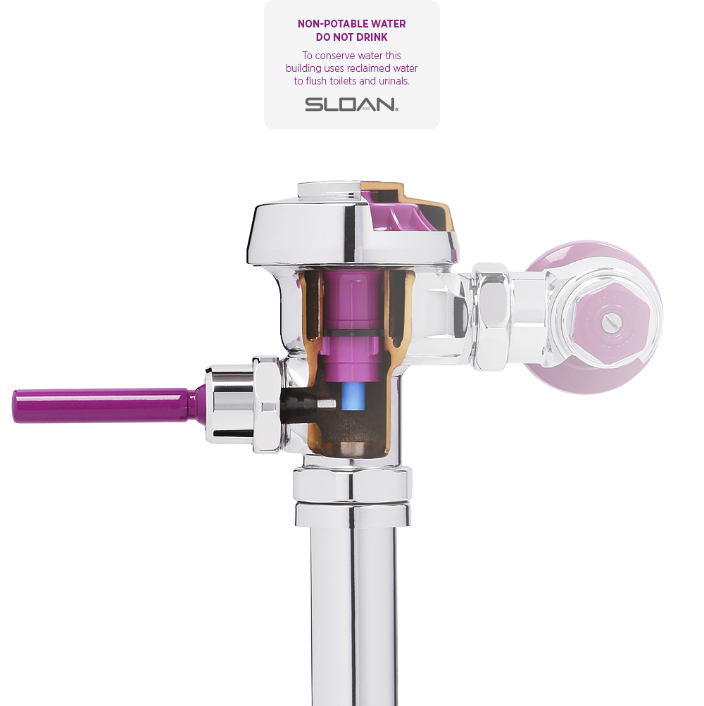 Reclaimed Flushometer Diagram